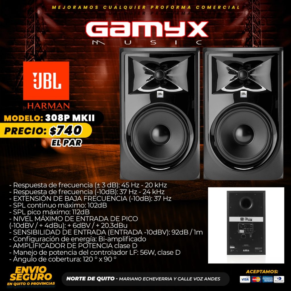 JBL S M 308PMKII main image 0